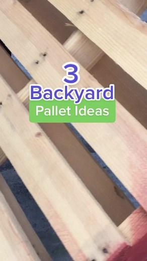 3 amazing backyard pallet ideas to make this summer! 😎 #DIY #HowTo #DIYHomeDecor #Summer #HomeDecor