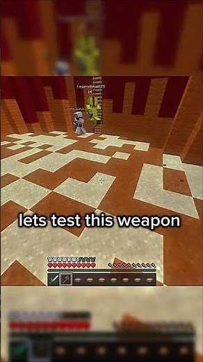 custom pvp weapons have it's own aura #minecraft #dothingsyoudontwanttodo #minecraftdungeons