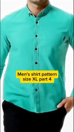 basic pattern for XL size shirt part 4 #shorts #sewingpattern #patterndesign #fashion #diy
