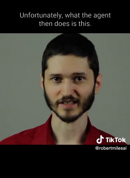 Reinforcement Learning from Human Feedback is tricky. It will literally trick you! Check the full video on YT #AI #aisafety