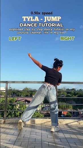 TYLA - JUMP DANCE TUTORIAL slow mirror #shorts #tyla