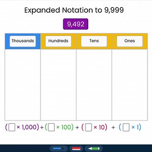💡Expanded notation is a very abstract concept. Make it visual for your students with Place Value Disks! The Share Codes below can be used as a teaching tool or student workstation! 1️⃣ Numbers to 9,999: QKQNVXNN 2️⃣ Decimals: FXZY75Y8 | Brainingcamp