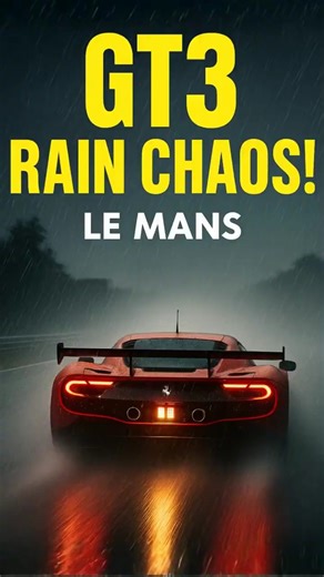FERRARI 296 GT3 RAIN CHAOS — 5 CARS DESTROYED IN ONE RUN! 🌧️🔥