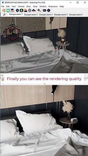 Sketchup tutorial | enscape | Fast and quality rendering | Render