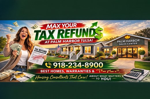 Palm Harbor Homes Tulsa OK - a Cavco Homes dealer/builder