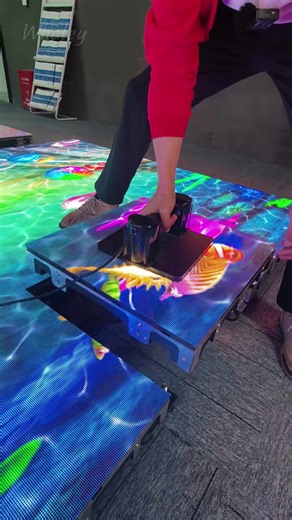 High-Definition LED Floor Tile Display Technology
