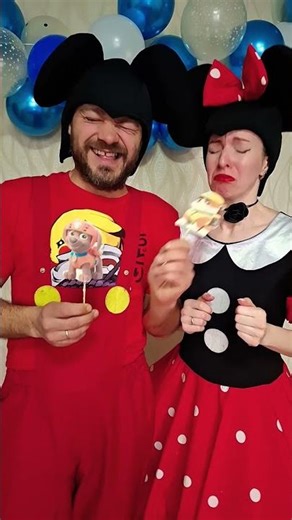 Prank on Minnie 😄😄😄 #shorts #funny #comedy #cosplay #mickeymouse #viralvideo #jokes #prank #best