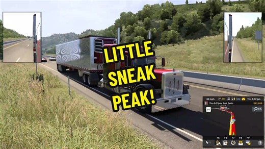 Some New Mods Rollin’ down the Road! 🤘🏼 #stayhaulin #americantrucksimulator #cdllife #fypage #streamer