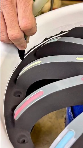 Two Tone Powder Coating Process #powdercoat