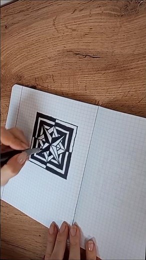 Easy Grid Drawing Tutorial ✏️ | Relaxing Step-by-Step Art