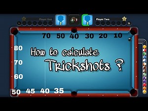 HOW TO CALCULATE 3 RAIL TRICKSHOTS || 8 BALL POOL... 🎱