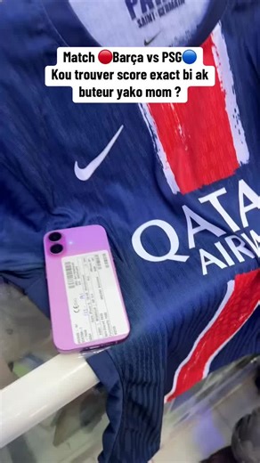 Match de Barça contre PSG en direct : score exact !