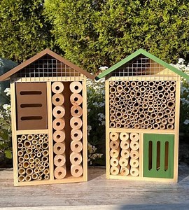 Sunny Pollinator Hotel: Native Bee House, Organic Gardening Gift - Etsy