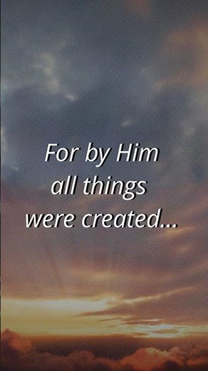 "The author of the Gospel is our Lord Jesus Christ. Listen to Colossians 1."