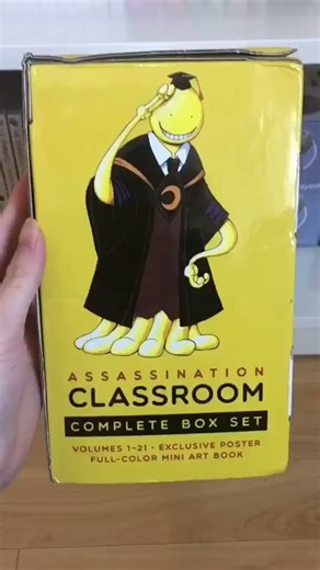 Assassination Classroom Complete Box Set 🟡🐙 Volumes 1-21 (Includes Exclusive Mini-Poster)