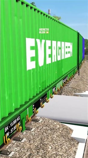 Freight Train Rescued from Damaged Bridge #keretaapi #train #railway #automobile #indianrailways
