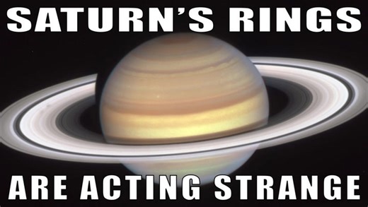 Saturn's rings had strange seasonal spokes - Hubble to study