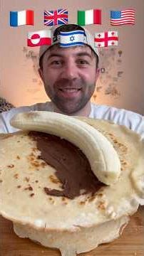 Pancakes recipes from around the world! #mukbang #pancake #asmr #flags #mukbangs