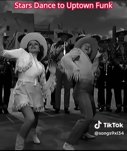 Old Movie Stars Dance to Uptown Funk