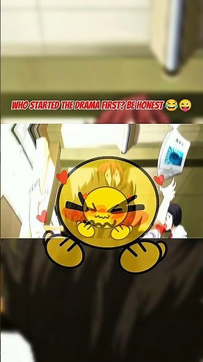 Who started the drama first? Be honest 😂😜#anime #naruto #shorts