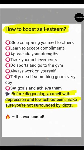 How to boost self-esteem? #education #lifestyle #selfimprovement #mindset #success #productivity