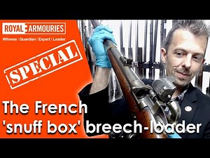 The French "snuff box" breech-loader. 1853/67 Tabatière with firearms expert Jonathan Ferguson