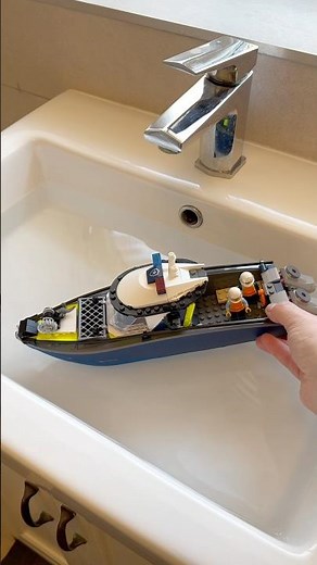 Does LEGO City Police Boat Actually Float? | 60456
