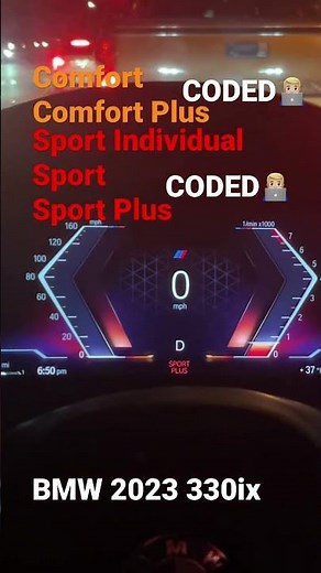 2023 BMW 330i coding: Comfort Plus, Sport Plus ++++++++++++