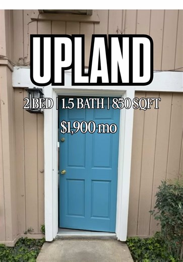 Stylish Remodeled 2-Story Duplex for Rent in Upland, CA