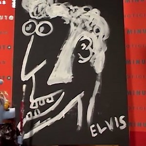 Cuando Denis Danis hizo un retrato de Elvis Presley en el programa. #31minutos #Elvis40 | 31 minutos