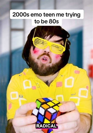 Teens today want Y2K. Y2K me wanted the 80s. We’re all the same. #2000s #emo #retro #80s #comedy