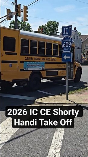 2026 IC CE Shorty Handi Take Off #schoolbus #icbus