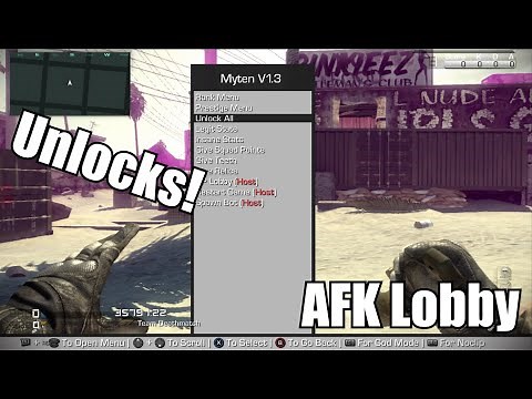 COD GHOSTS Unlock All Mod Menu Add-On (Myten V1.3 VIP) (Next Update!)