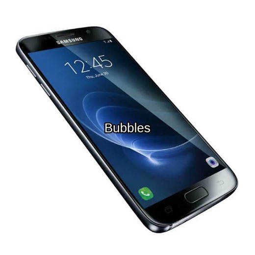 Samsung Galaxy S7 notification - Bubbles