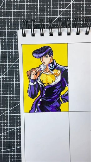draw josuke higashikata #art #drawing #jojosbizzareadventure #josukehigashikata #anime