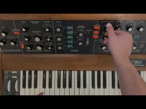 Minimoog Kraftwerk Spacelab bass