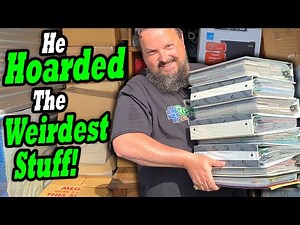 He HOARDED the WEIRDEST STUFF in this locker I bought at the abandoned storage unit auction