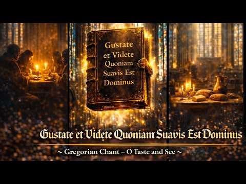 Gregorian | Gustate et Videte Quoniam Suavis Est Dominus | 432hz | "O Taste and See"