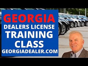 Georgia Dealers License Training Class-Official State Approved GA Dealer License Training Course