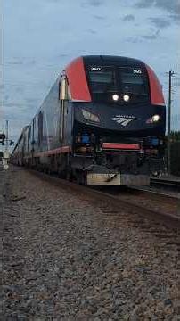 Amtrak Auto Train 52 passes Dunn, NC at Harnett Street MP A185.87 6/20/2026