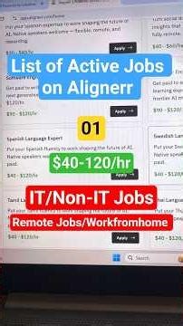 New ai training job on alignerr #datalabeling #dataannotation #wfh #aitraining #outlier #mercorjobs