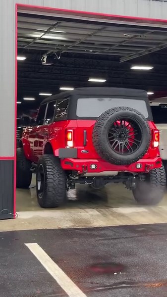 1.1K views · 144 reactions | 2023 Ford Bronco for sale Race red 2k miles $21k in upgrades!! see our website for details #bronco #fordbronco @nj_truck_king | Scott Johnson Cars | Facebook