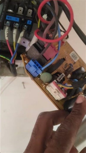 #ac error code e4 slove (e4, indoor sensor prblm) #pleasesubscribe #telugushorts