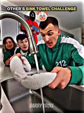 Other Sink Towel challenge Vs Last One || #trolledit #viral #trollface