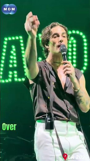 Damiano David Teaching Fans to Sing “OVER” in Los Angeles, California 2025 🇺🇸🎤