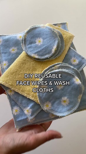 DIY Reusable Face Wipes & Wash Cloths Tutorial
