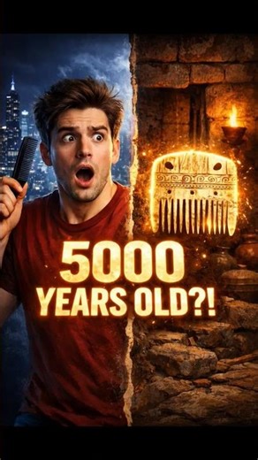 👉 The Comb: A 5000-Year-Old Invention You Still Use 🤯”#sciencefacts #amazingfacts #invention #aifact
