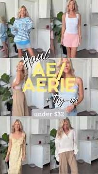AE/AERIE HAUL + TRY ON | UNDER $32