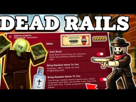 Best dead rails roblox script 2026 (No key) auto bring bonds bring items teleport fly and more...