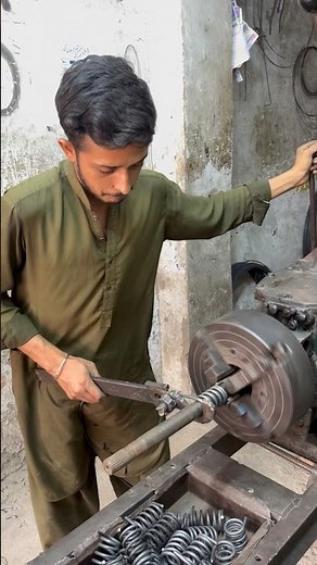 Spring making with wire -just skills #shorts